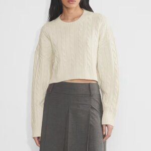 Peggy Cropped Sweater - Aritzia Sunday Best - Sz S